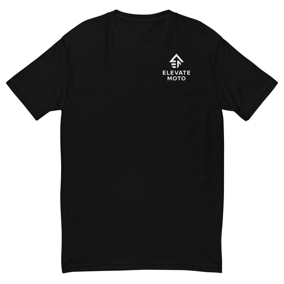 Exodus 14:14 Short Sleeve T-Shirt in black, front view