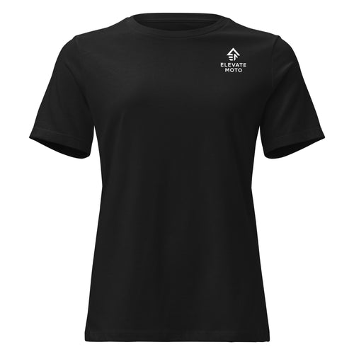 Philippians 4:13 Women's Relaxed T-Shirt in black, front view