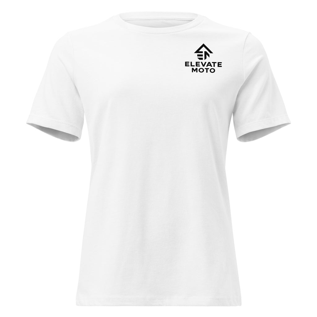 Philippians 4:13 Women's Relaxed T-Shirt in white, front view